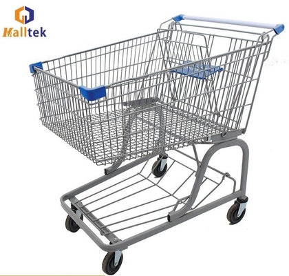 Large Capacity New Style Steel Metal Shopping Trolley For Supermarket