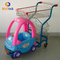 Plastic Children Supermarket Shopping Trolley Colourful With Basket