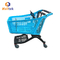220L Pure Plastic Supermarket Shopping Trolley for Grocery