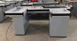 White Electric Checkout Counter Stainless Steel With Electric Conveyor Belt