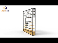 化粧品ブティック木製ディスプレイ棚 フロアスタンド