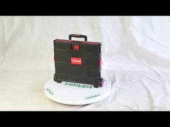 プラスチックのPVCホイール付きの手折り式スーパーマーケットトロッキー